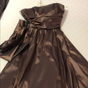 David’s bridal bridesmaid dress